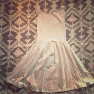 ASOS white cotton skater dress